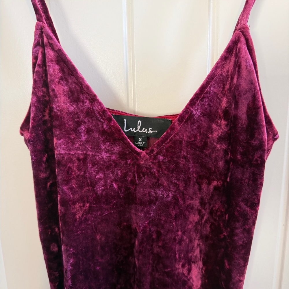 Lulus Velvet Maxi Dress - Picture 3 of 4